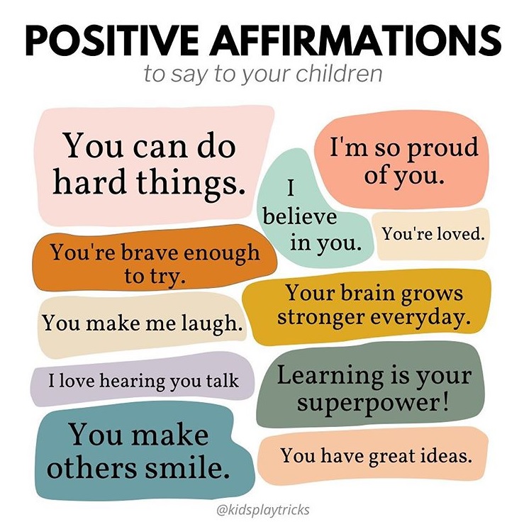 Positive Affirmations To Say To Your Children – EXECUTIVE FUNCTIONS COACHING
